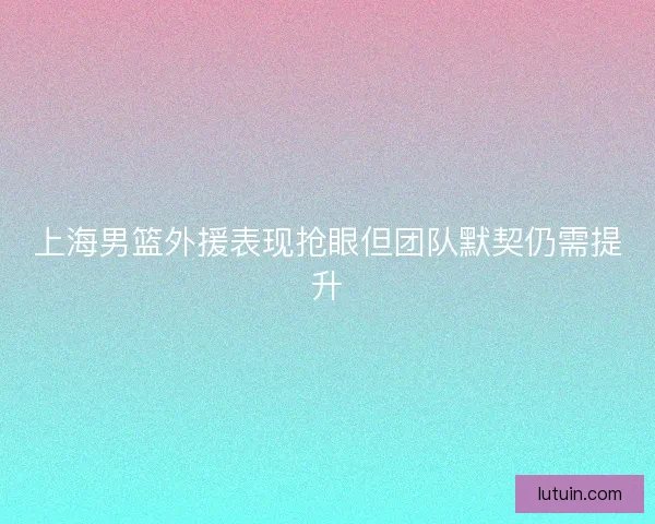 上海男篮外援表现抢眼但团队默契仍需提升